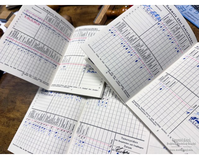 Heer/SS Soldbuch filling service (incl. stamps)
