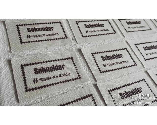German Nametags SET - customized cloth labels