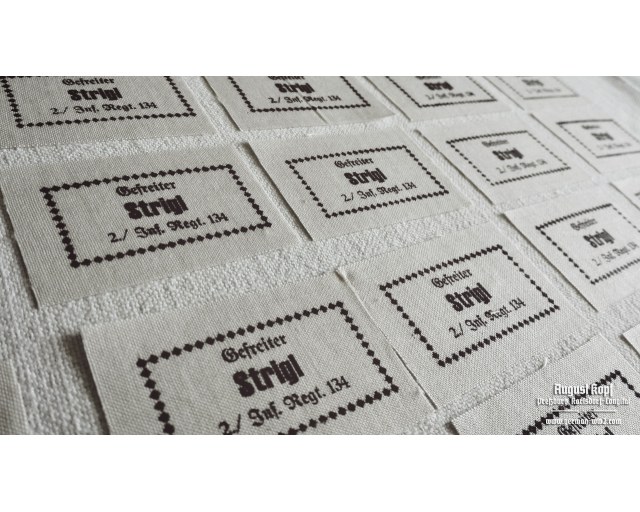 German Nametags SET - customized cloth labels