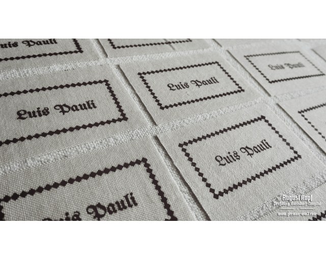 German Nametags SET - customized cloth labels