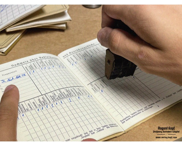 Heer/SS Soldbuch filling service