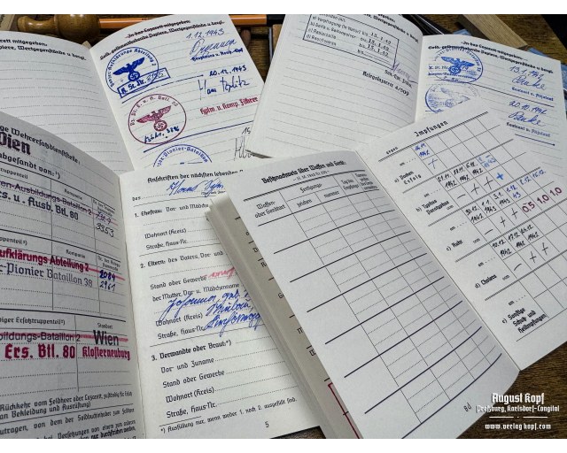 Heer/SS Soldbuch filling service