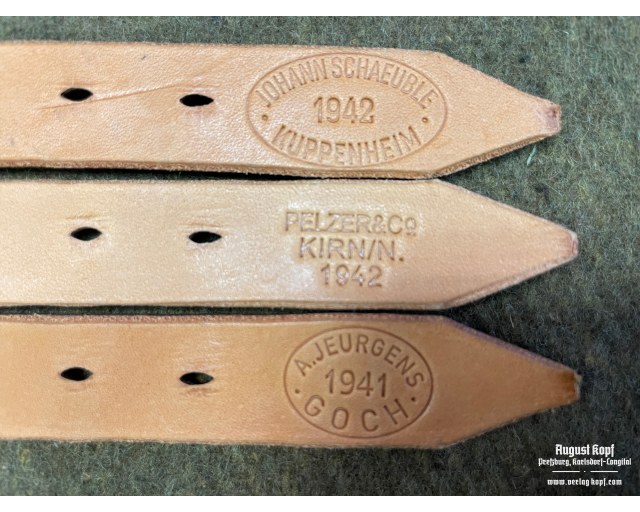 Zeltbahn riemen leather strap