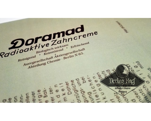 Toothpaste label sticker type.1 Doramad