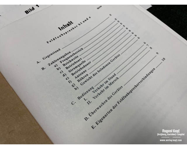 Feldfu instruction booklets set