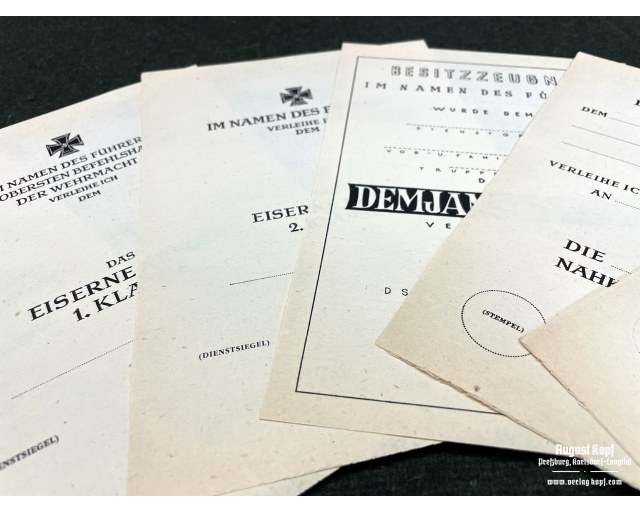 Demjanskschild certificate