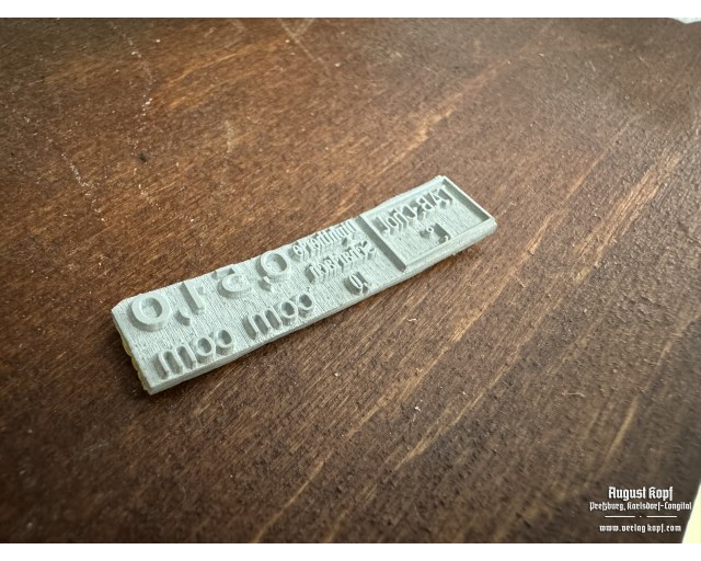 Rubber stamps for vaccination