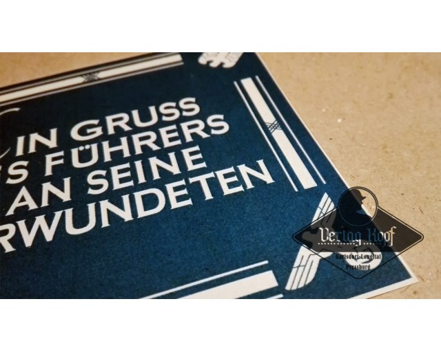 Label sticker Führers Greetings type.1