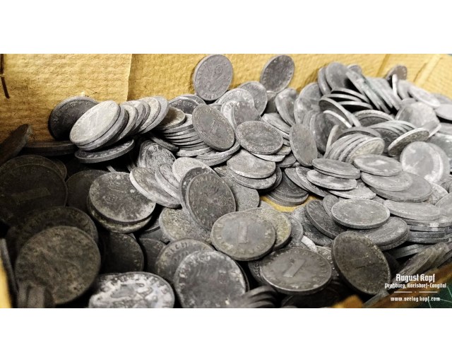 Zinc 1 Reichspfennig set of 10 coins