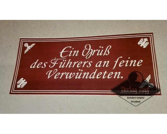 Label sticker Führers Greetings type.2