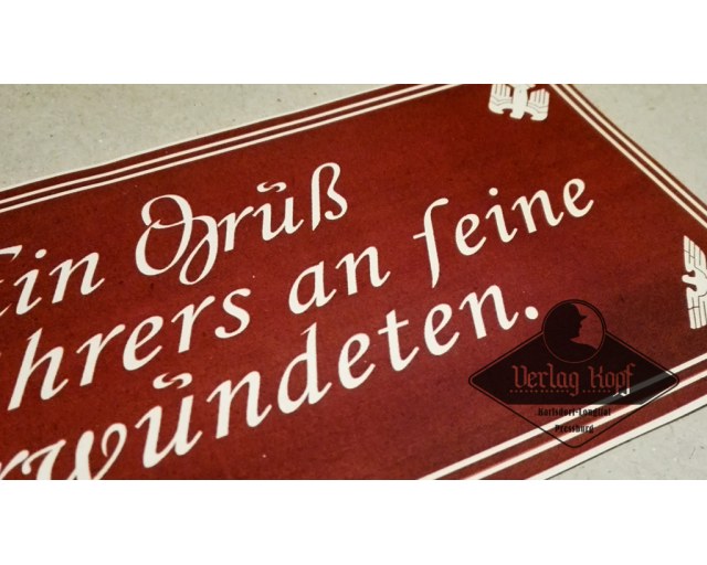 Label sticker Führers Greetings type.2