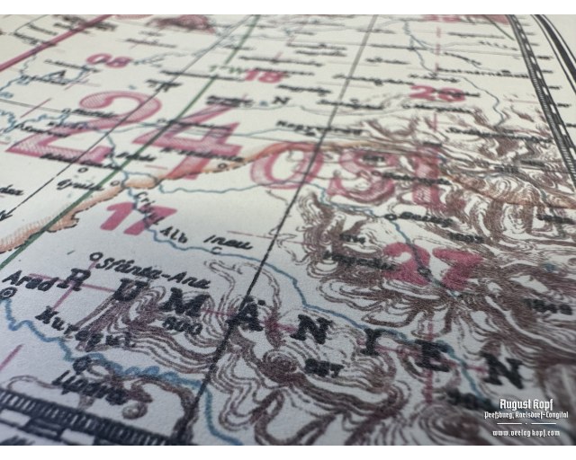 Luft-navigationskarte LW map Europe-Germany