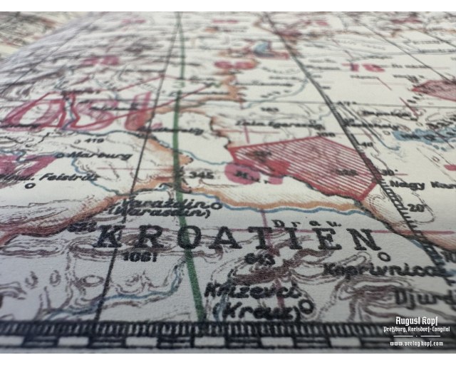 Luft-navigationskarte LW map Europe-Germany