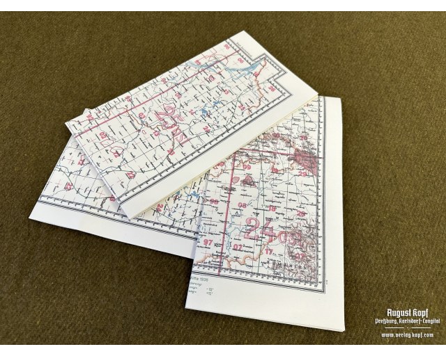 Luft-navigationskarte LW map Europe-Germany