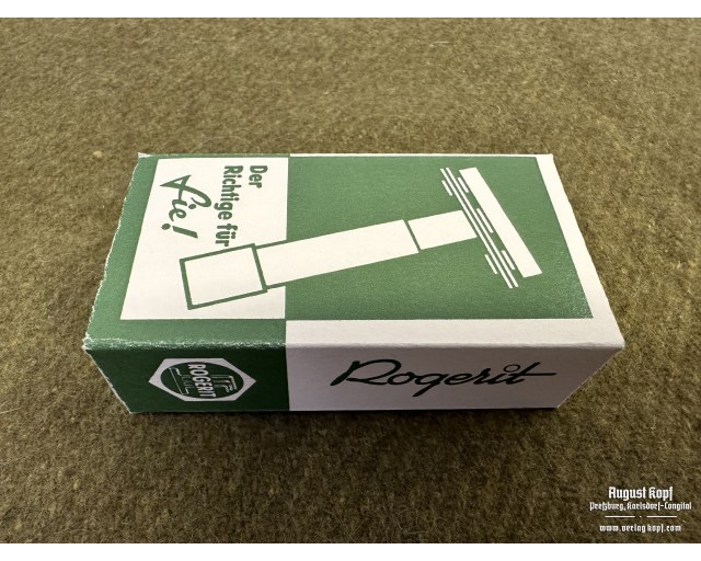 Rogerit razor package + 10 shaving blades