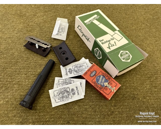 Rogerit razor package + 10 shaving blades