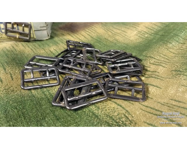 Original two-prong metal buckle set of 20pcs black