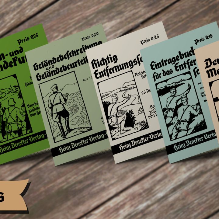 Set of 6 terrain orientation/description booklets