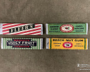 Set of 4 chewing gums